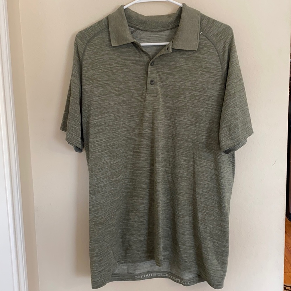 Men’s Olive Green Lululemon polo